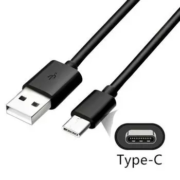 Зарядное устройство USB C 3.1 2A, адаптер для быстрой зарядки + зарядка Type C для P30 / P20 Pro / P40 Lite Nova 5T 5 T Honor 10 9X 20 pro Type c cable black