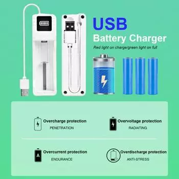 Зарядное устройство USB-интерфейс Защита от перезарядки Световой индикатор с одним разъемом Высокоскоростной адаптер зарядного устройства для дома