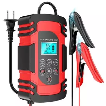 Зарядное устройство WODWID, зарядное устройство 12 В, 4 А, светодиодная лампа, защита от обратного тока, зарядное устройство для обслуживания велосипедов, зарядное устройство для велосипедов и мотоциклов, руководство по эксплуатации на японском языке