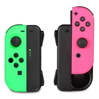 Зарядный держатель для Nintendo Switch Можно заряжать во время игры KINGTOP Зарядное устройство для Nintendo Switch с инструкцией по зарядке на японском языке