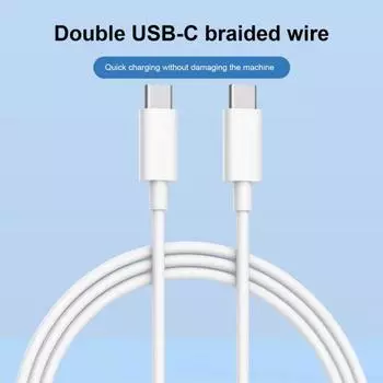 Зарядный кабель PD Type-C для быстрой зарядки Type-C на кабель 60 Вт, мощность, 480 Мбит/с, данные 1M