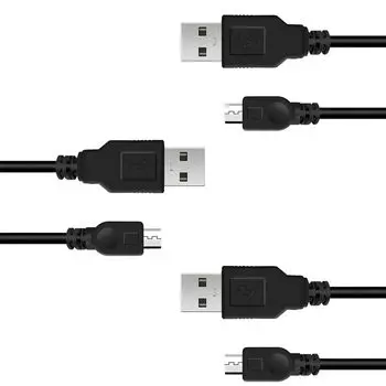Зарядный кабель USB-шнур PS4 Зарядное устройство Контроллер Быстрая зарядка Высокоскоростная передача данных Micro USB Совместимо с PlayStation 4 PlayStation 4 Xbox Pro