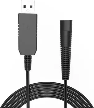 Зарядный шнур Superer 12 В USB Braun, совместимый с электробритвами Braun серии 5408, 5409, 5517, 310s, 301S, 3010s, 3020s, 3040s, шнур питания