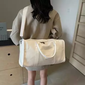 Зарубежный заказ, новая мужская сумка для деловых поездок через плечо, вместительная сумка для покупок для студентов, женская спортивная сумка для фитнеса для беременных чёрный