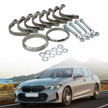 Заржавевший фланец выхлопной трубы глушителя ремонтные скобы для BMW M3