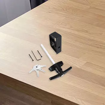 Защелка для двери сарая с Т-образной ручкой, комплект фурнитуры с винтами, замена для игровых домиков 11.4cm Stem