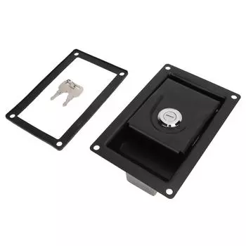 Защелка для ящика для инструментов грузовика CRS 170 X 110 мм, скрытый монтаж, дверной замок для шкафа на колесах с ручкой-замком и прокладкой для ключей