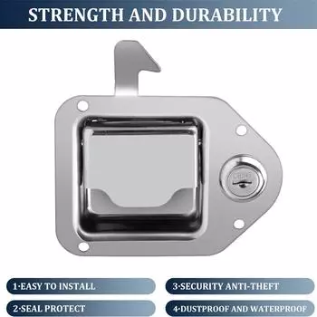 Защелка для ящика с инструментами грузовика Замок для ящика с инструментами Универсальный Для грузовика RV Прицепа UTV ATV Ящик