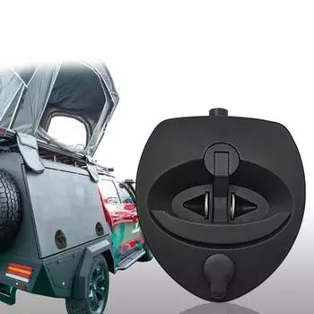 Защелка для ящика, универсальный замок для шкафа автофургона, замок для двери кабины прицепа, защитный замок для мебели, сменная защелка и ключи 1