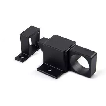 Защелка дверного болта из алюминиевого сплава, автоматический замок для оконных ворот, пружинный замок чёрный