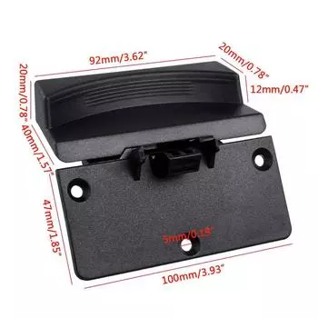 Защелка подлокотника центральной консоли для Dodge Ram 1500 2500 3500 4500 5rq83tx7ac