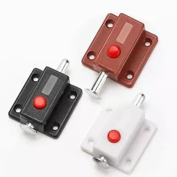 Защелка с защелкой на крышке, кнопка блокировки шкафа белый