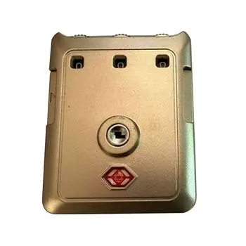 Защелка-замок 3-значный кодовый замок Инструмент безопасности Чемодан Багаж Кодовый замок Путешествие золотой