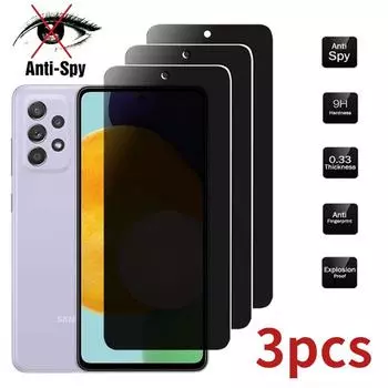 Защита экрана от шпионажа для Samsung A12 A21S A22 A50 A70 A71 A30 A31 A40 A41 A42 A20e A11 A10s A04E A03 A02s Стекло Samsung Galaxy A30 / A20 чистый