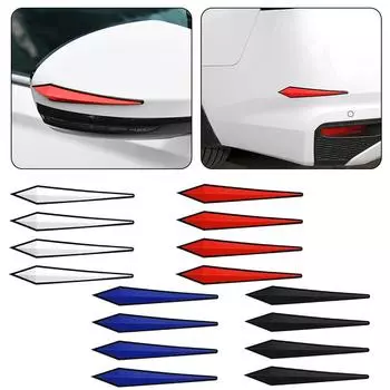 Защита бампера Защита от царапин Черный Синий синий