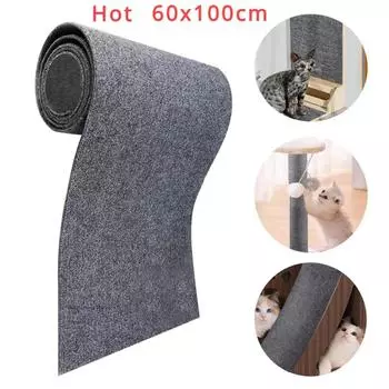 Защита дивана от царапин, скребок для кошек, доска для царапания, заточка когтей, самоклеящаяся когтеточка для ковров с возможностью обрезки M