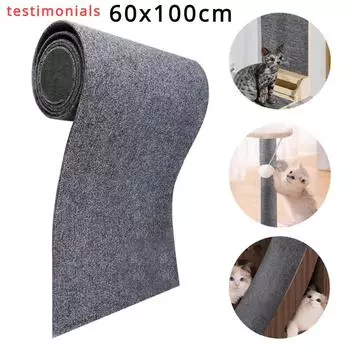 Защита дивана от царапин, скребок для кошек, доска для царапания, заточка когтей, самоклеящаяся когтеточка для ковров с возможностью обрезки S