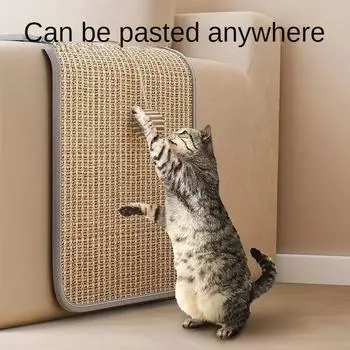 Защита дивана от кошачьих царапин, артефакт, доска для кошачьих царапин, коврик из натурального сизаля, кошачья когтеточка, коврик для защиты меха