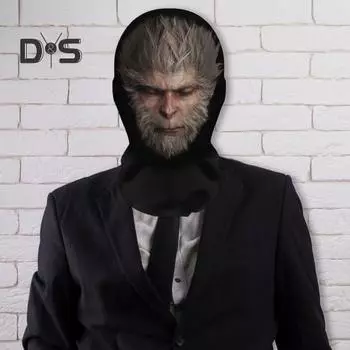 Защита для лица Wukong, дышащая, для мужчин и женщин, король обезьян, паук, женский капюшон, шейный гетр, балаклава, бандана, шарф, великие мудрецы, равные небесам, реквизит для косплея One Size B