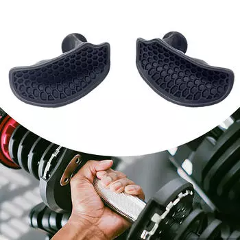 Защита для пальцев для поднятия тяжестей Grip Force для гантелей чёрный