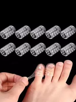 Защита для пальцев ног, дышащая силиконовая, разделительная обувь, износостойкая и от пота, прозрачная, водонепроницаемая One Size