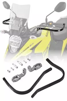 Защита для рук ZETA RACING Adventure Armor Эксклюзивный дизайн Алюминиевый сплав высокой жесткости 2 типа метода установки Защита Dirt Freak Dirtfreak чёрный