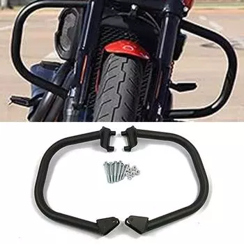 Защита двигателя для шоссе, защита бампера, совместимая с Harley Street 500 750 XG750 XG500 Street Road 750 2017-2025 чёрный
