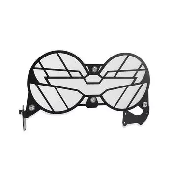 Защита фар мотоцикла Poorector, защита гриля для MOTO GIZZI V85TT-2024 2023 2022 V 85TT V85 TT чёрный