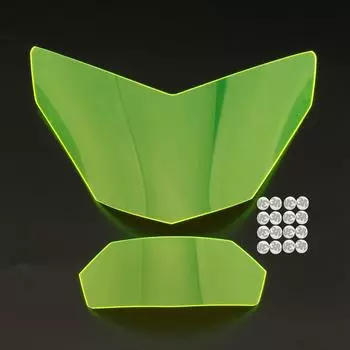 Защита фары Надежная крышка для мотоциклов Hodna Nc750 в прозрачном и цветном сером исполнении Fluorescent