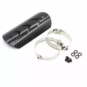 Защита глушителя мотоцикла, замена деталей