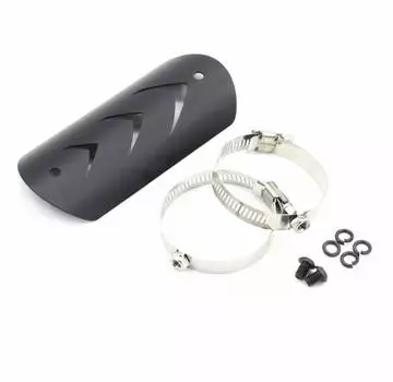 Защита глушителя мотоцикла, замена деталей