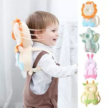 Защита головы ребенка, супермягкая износостойкая подушка безопасности из полипропилена, хлопка, защита головы малыша, безопасная подушка для дома Elephant