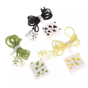 Защита кабеля USB, защитный чехол для зарядного устройства в стиле Love Heart, защитный чехол для спирального зарядного устройства с катушкой зелёный