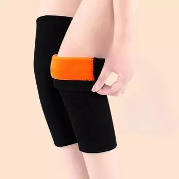 Защита колена с бархатной подкладкой для сохранения тепла. Старикам с холодными ногами то жарко, то холодно