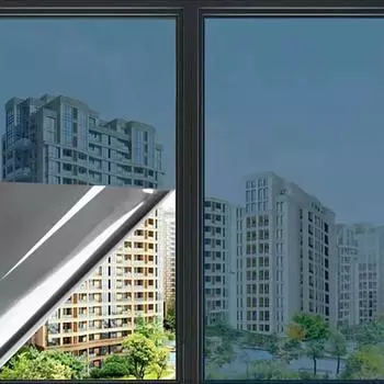 Защита конфиденциальности Домашняя изоляционная пленка для стекла Окна Балкон Солнцезащитный экран Однонаправленные наклейки на зеркальные окна 40x100cm