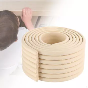 Защита краев столов, мебели, полосы для предотвращения столкновений, столешницы, Beige