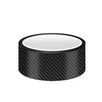 Защита края входной двери автомобиля, защита от царапин, защита для порога, 5D пленка из углеродного волокна A чёрный