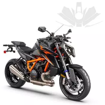 Защита краски для KTM 1390 Super Duke R PPF, полная краска, обтекатель, защита ТПУ 2024 чёрный