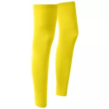 Защита ног для езды на велосипеде, баскетбола, спорта, наколенники, защита ног для бега One Size жёлтый