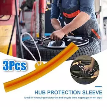 Защита обода колеса автомобиля мотоцикла Красный Защитный кожух обода колеса велосипеда автомобиля Защита обода колеса шиномонтажный инструмент Защитный кожух для замены шин 1PCS красный