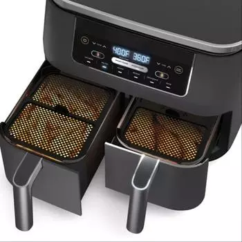 Защита от брызг для фритюрницы Ninja Air Fryer AF400 AF451 DZ401 Модели Многоразовая силиконовая защита от брызг для фритюрницы Кухонные принадлежности