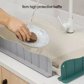 Защита от брызг воды, защита от деформации, водонепроницаемость, легкость очистки, прочная раковина, перегородка для мытья посуды, ресторанная доска серый