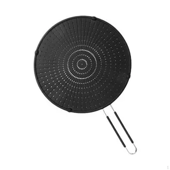 -Защита от брызг, Защита от брызг с крючком, Маслостойкая, термостойкая, для ежедневного использования, десерт чёрный