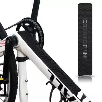 Защита от царапин на раме велосипеда Съемные наклейки для велосипеда Противоскользящая защита на раму Защитный чехол для нижних перьев велосипеда