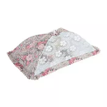 Защита от мух, пылезащитный чехол, защита от пятен, многофункциональный чехол для еды, чехол для пикника rectangle золотой