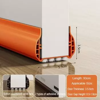 Защита от насекомых, самоклеящийся уплотнитель, заглушка для сквозняков в общежитии оранжевый