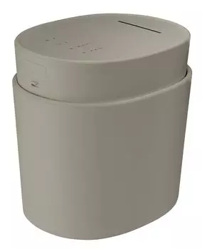 Защита от падения ноль Паровой увлажнитель воздуха H220 [Запатентованная функция] Плюс/минус ±0 XQK-H220 (Коричневый Серый)