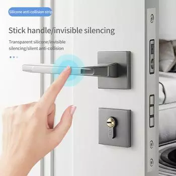 Защита от падения, противоударные полосы, не оставляющие следов, бесшумные дверные накладки, неперфорированные, защитная накладка из силикагеля