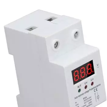 Защита от перенапряжения, автоматическое восстановление, защитное устройство, защитное реле, один цифровой дисплей