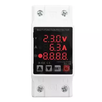 Защита от перенапряжения, самовосстанавливающееся защитное устройство, регулируемый предел тока, цифровой дисплей